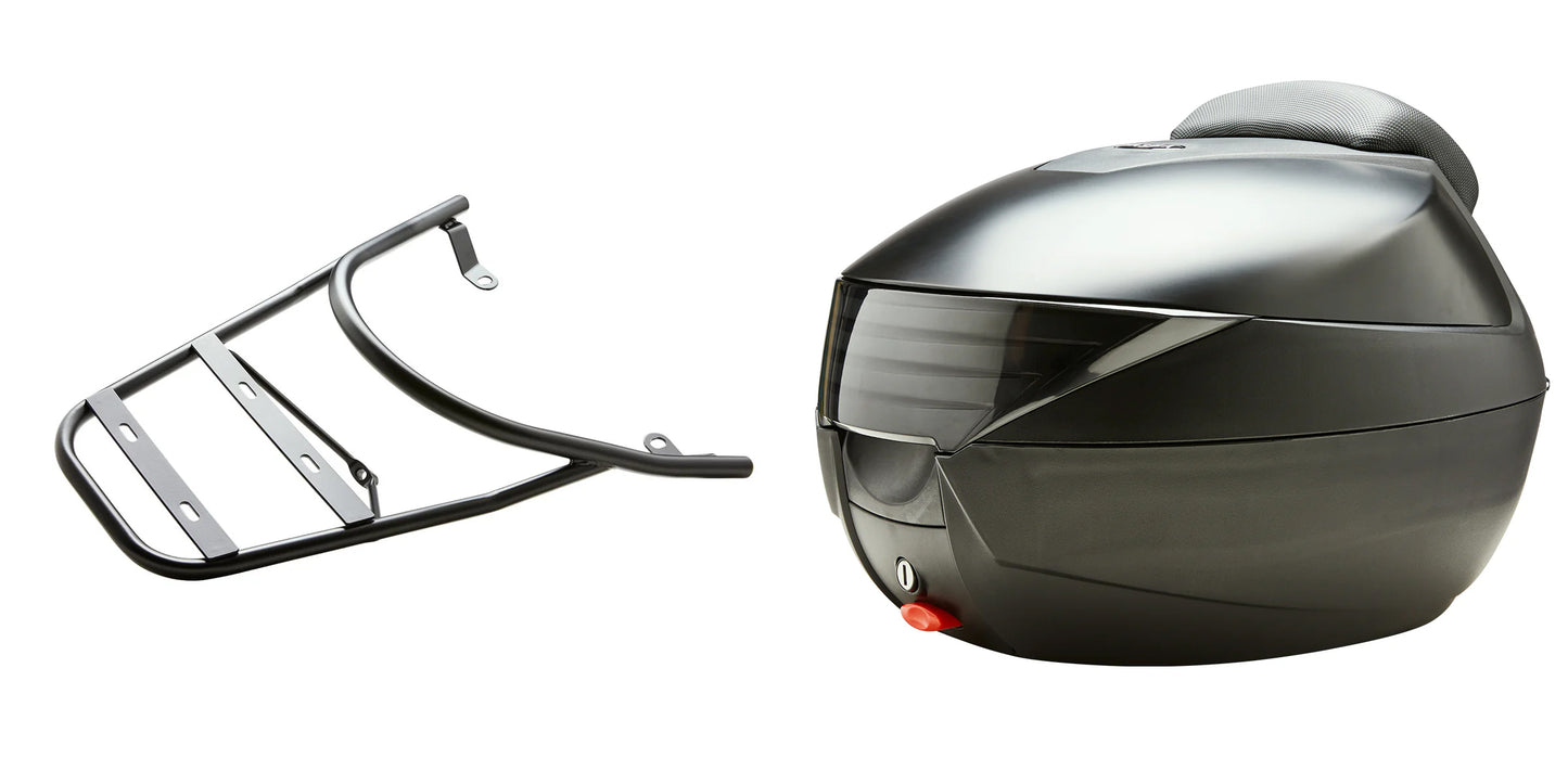 Helmfach inklusive Gepäckträger für Vässla Scooter