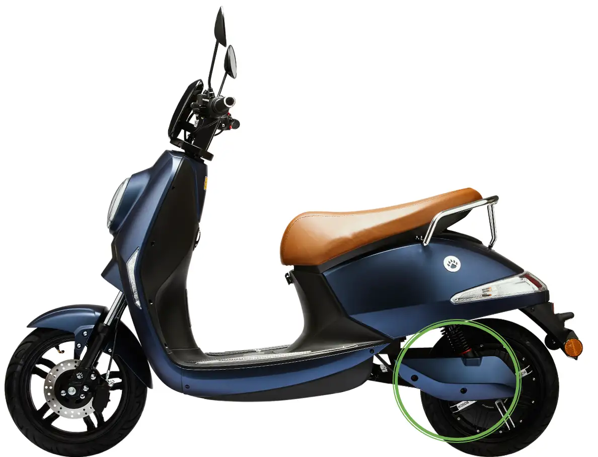 Kåpa Bak Sving Rechts | Vässla Scooter (Vässla 2)