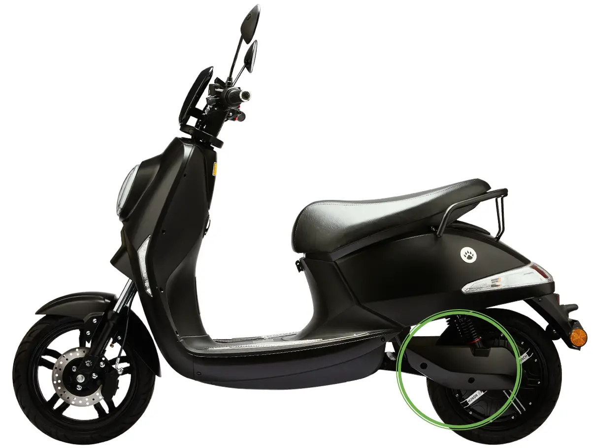 Kåpa Bak Sving Rechts | Vässla Scooter (Vässla 2)