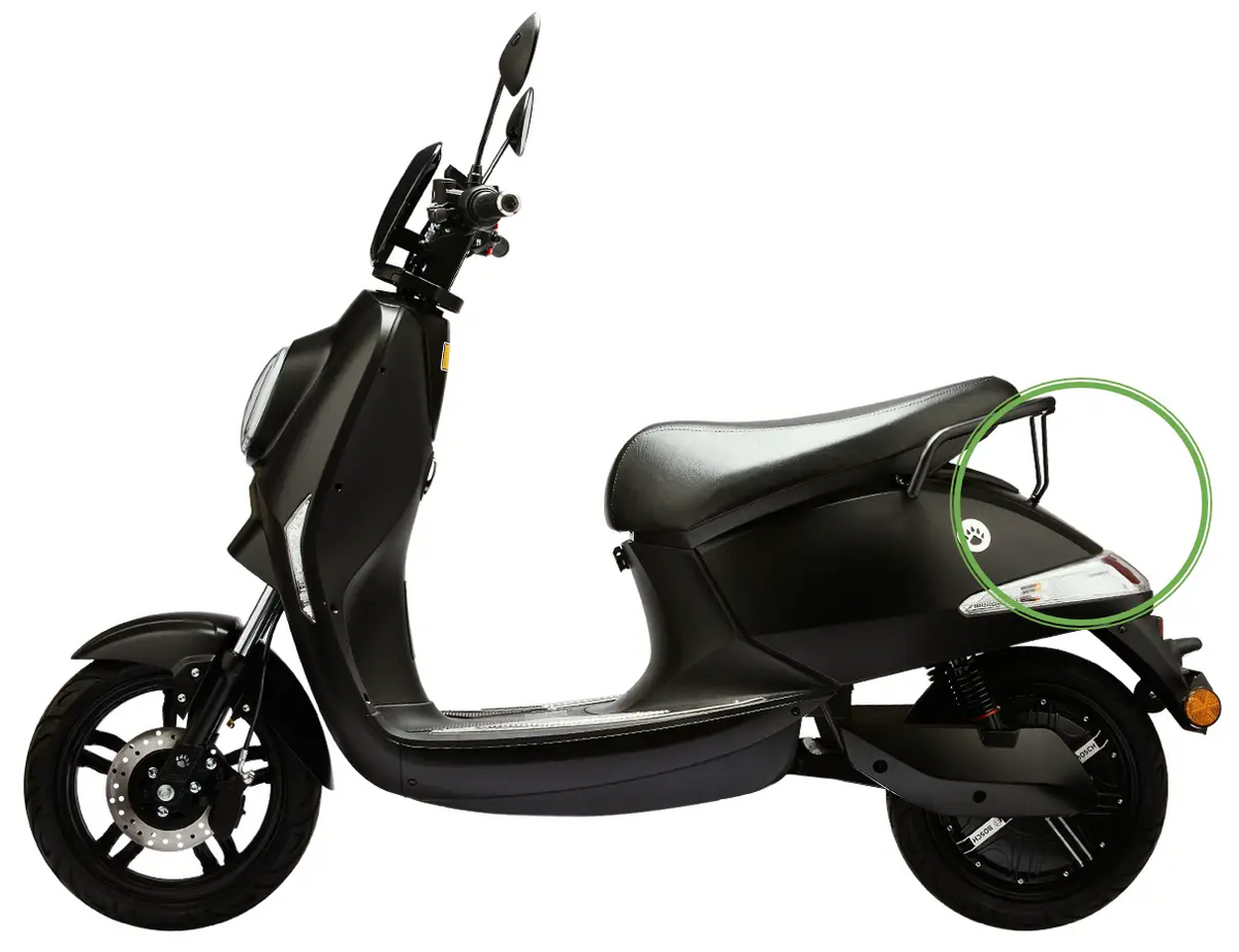 Cover back center Vassla Scooter Vassla Ever Engineering AB