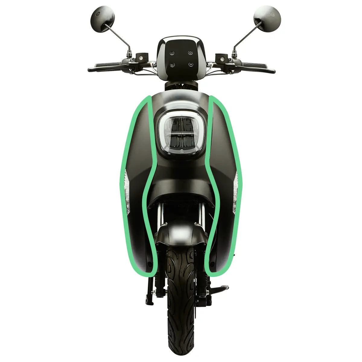 Verkleidung Front groß | Vässla Scooter